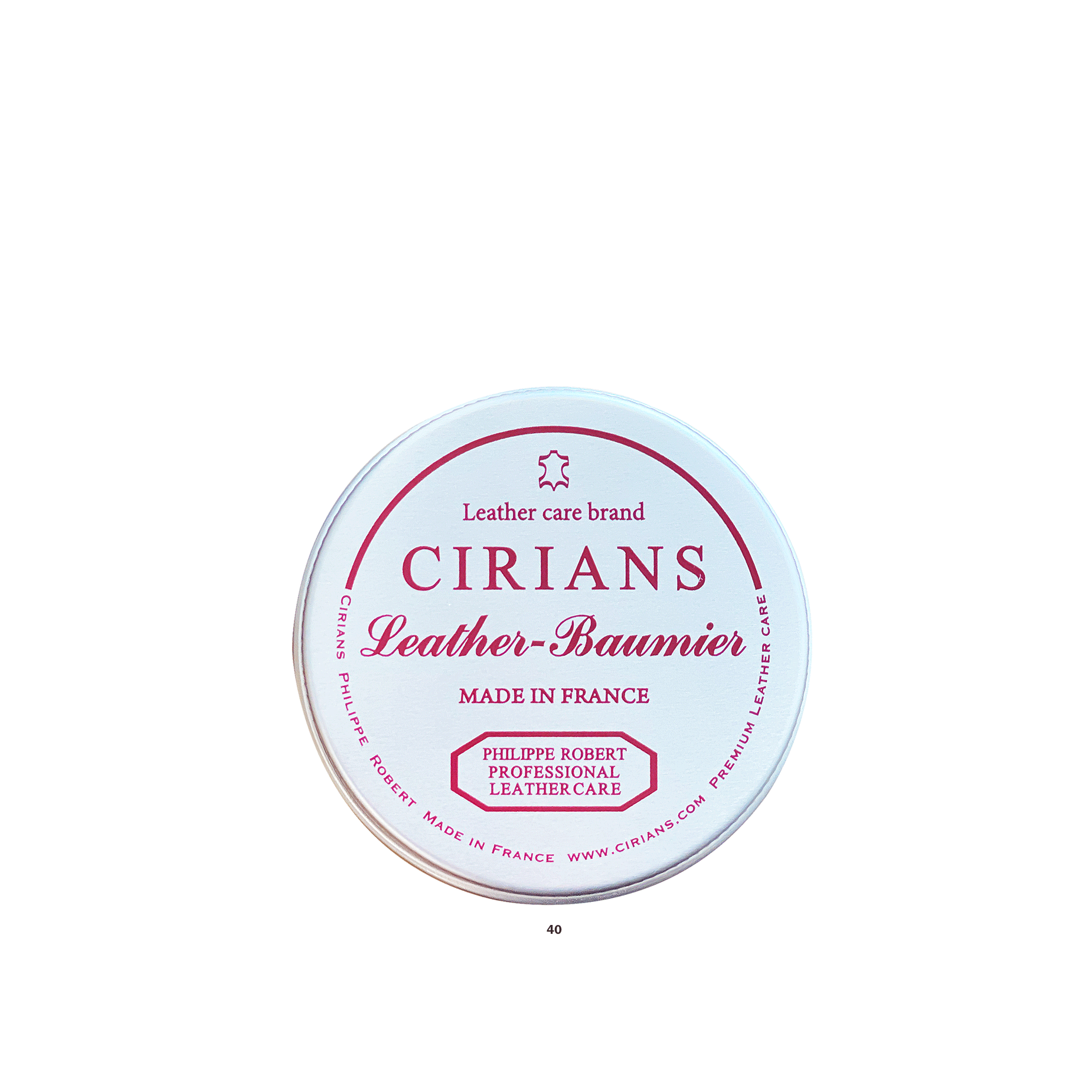 (주)도이치 프랑스 CIRIANS ®  baumier leather wax (  All in one ) , 30g + 스폰지 2개 By Cirage Philippe Robert